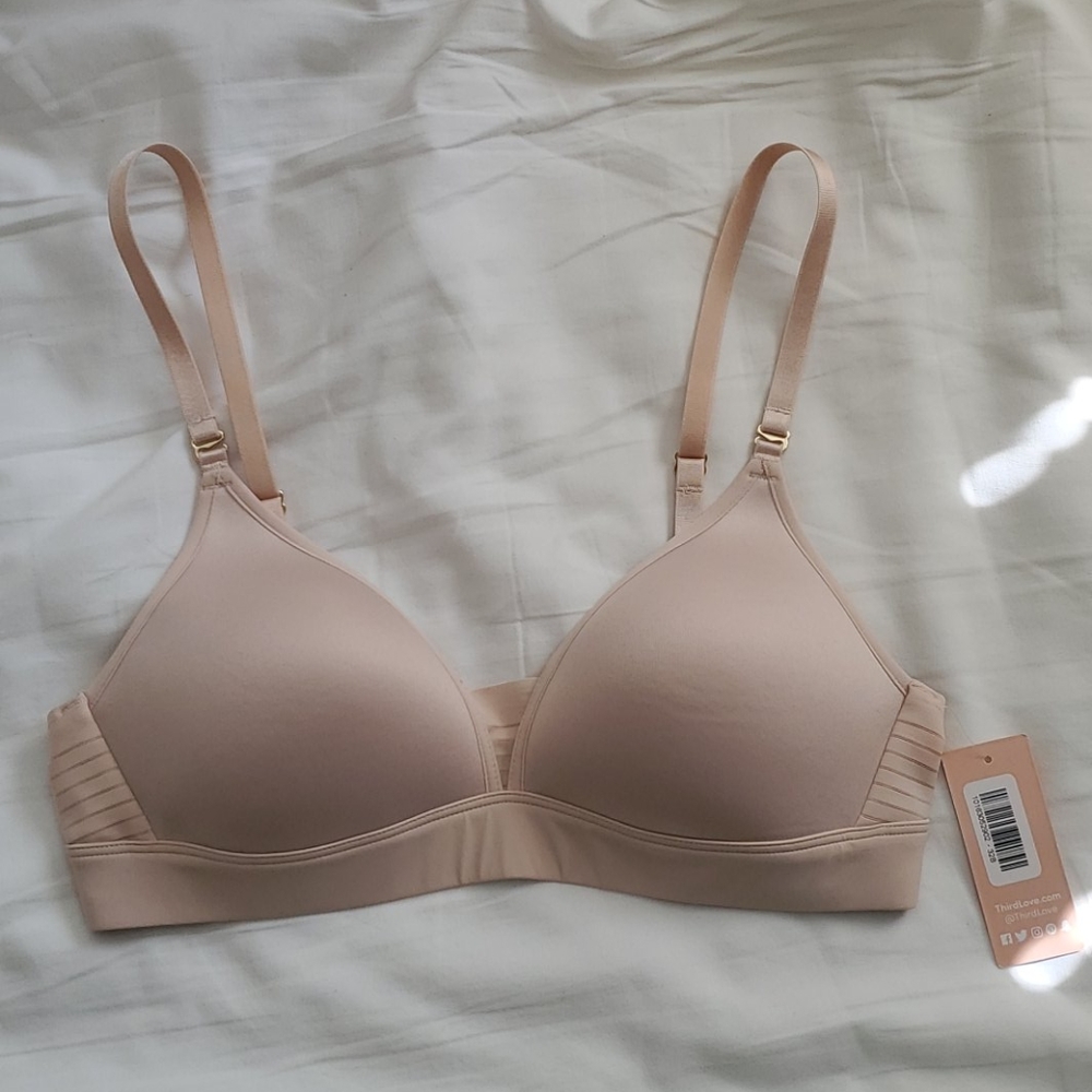 Thirdlove wireless bra in ballet pink
